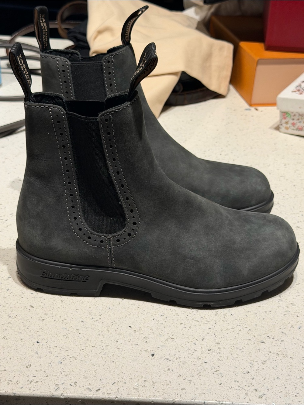 Blundstone Chelsea Boot - rustic Charcoal gray